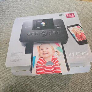 Like New CANON Selphy CP900 Wireless Photo Printer with Paper and Ink